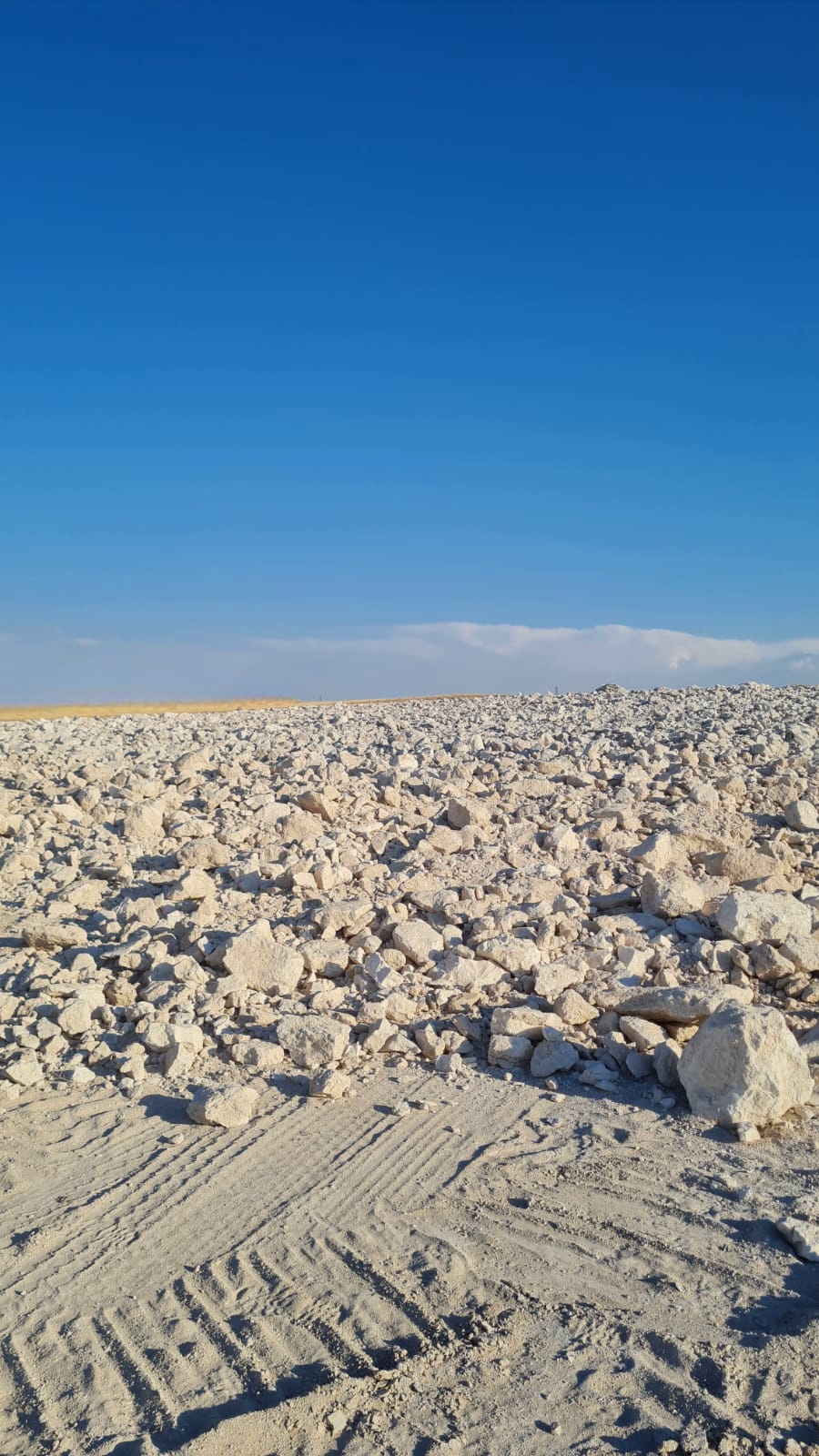 Sepiyolit sahasında genel görünüm