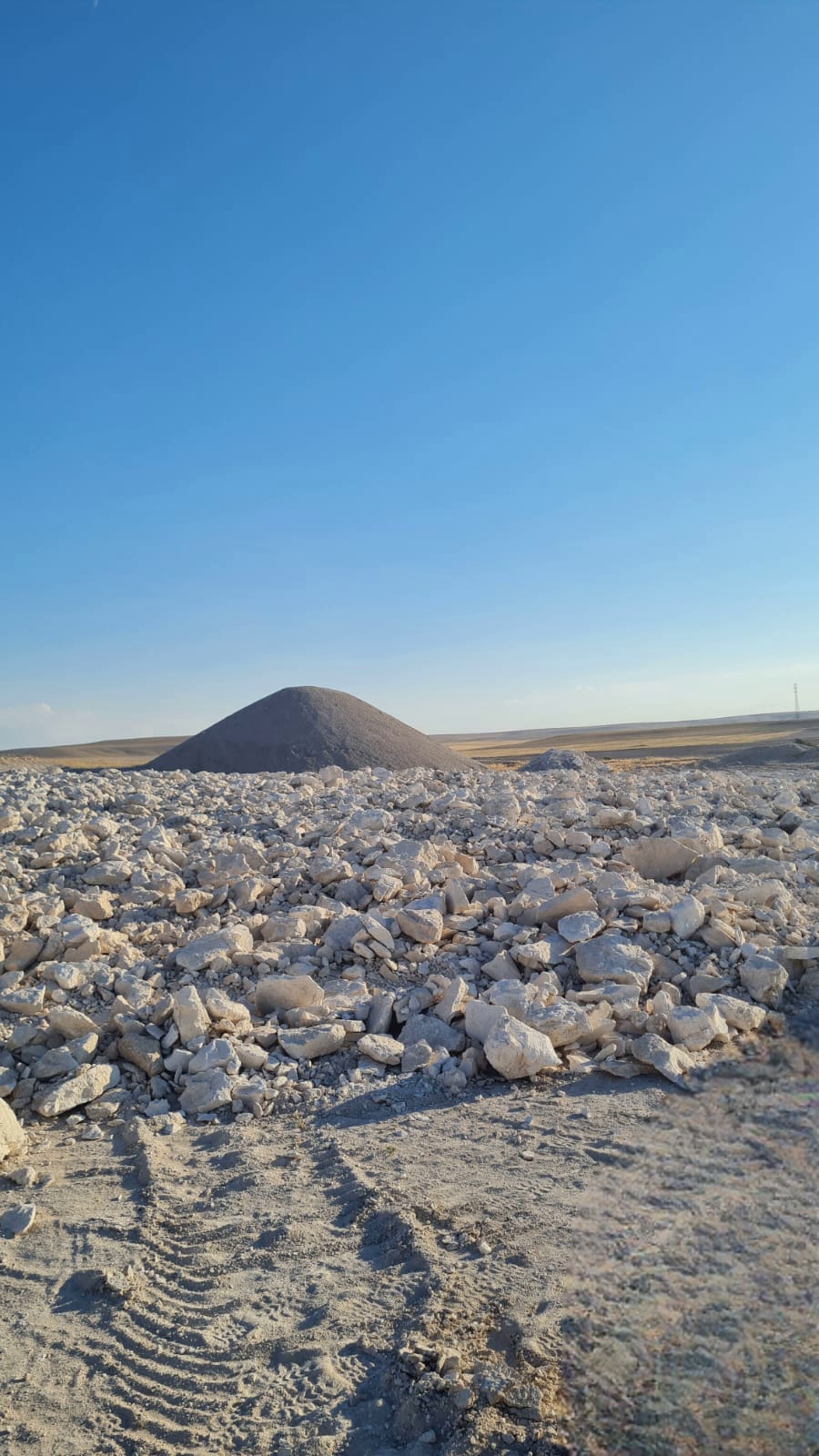 Üretim sahasında operasyon alanı